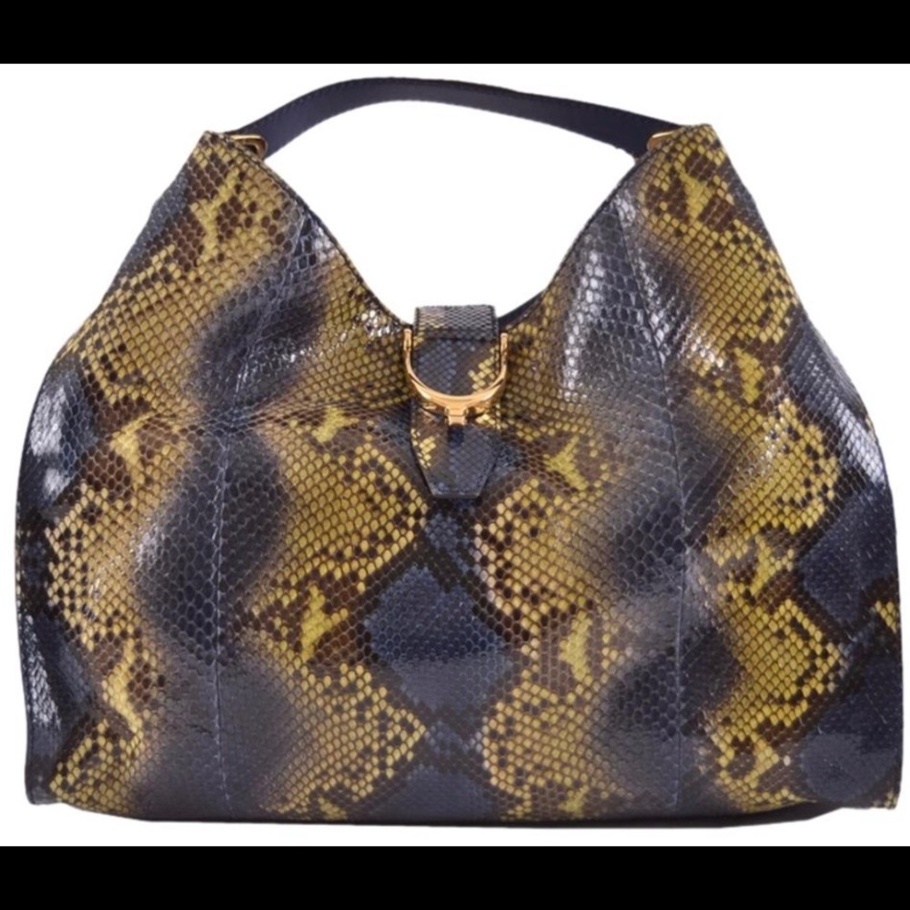 Gucci Stirrup New Limited Edition Python Hobo Bag